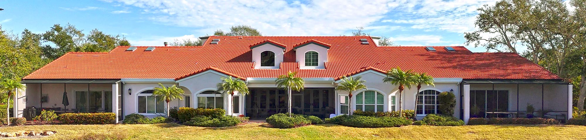 Enclave Villas looking across from Lake Mayne